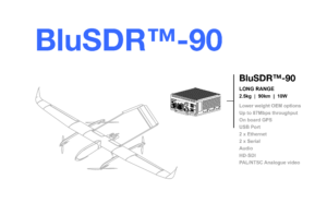 BluSDR 90 – BluSDR software-defined radio module by DTC, a Codan Company