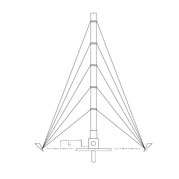 Sectioned Masts